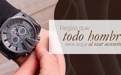 Reglas que todo hombre debe seguir al usar accesorios o joyas